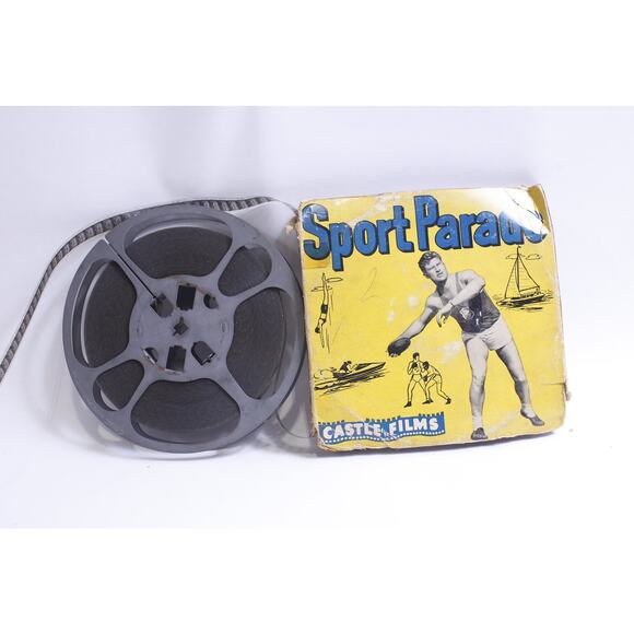 Castle Films, Sport Parade, Aqua Frolics, 16 mm Film, Movie, Vintage Media, Film - Picture 1 of 2